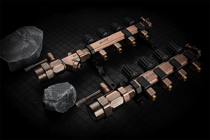龍勝管奢華古銅大流量地暖分集水器重磅來襲 龍勝管奢華古銅大流量地暖分集水器重磅來襲